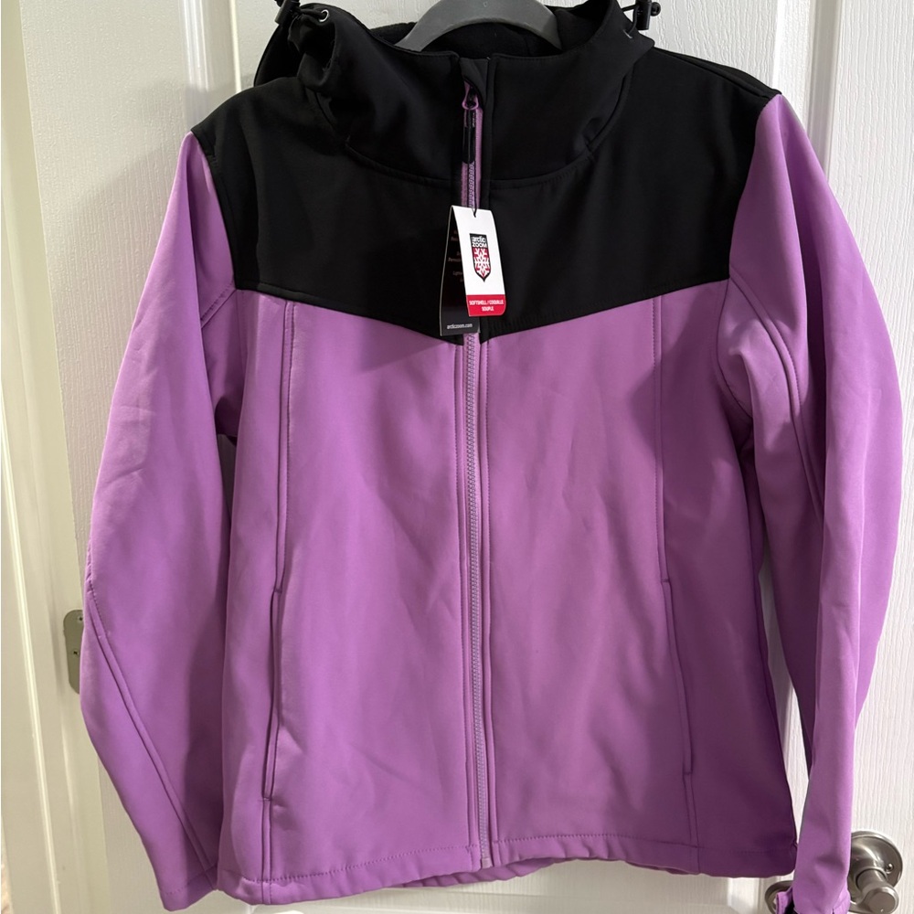 Purple and Black Jacket